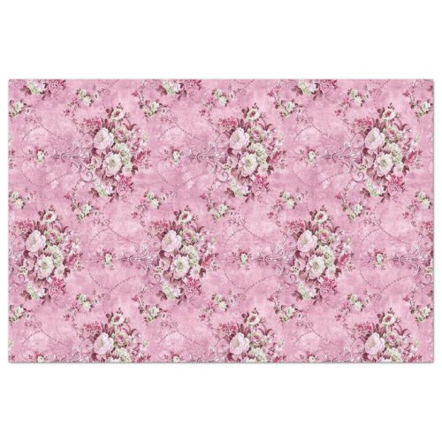 Vintage Elegant Modern Floral Tissue Paper