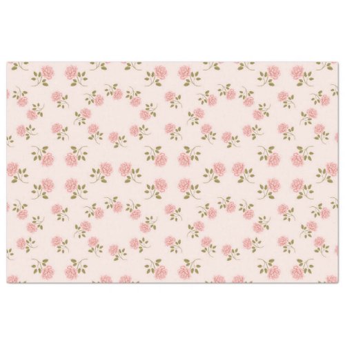 Vintage Elegant Modern Floral Tissue Paper