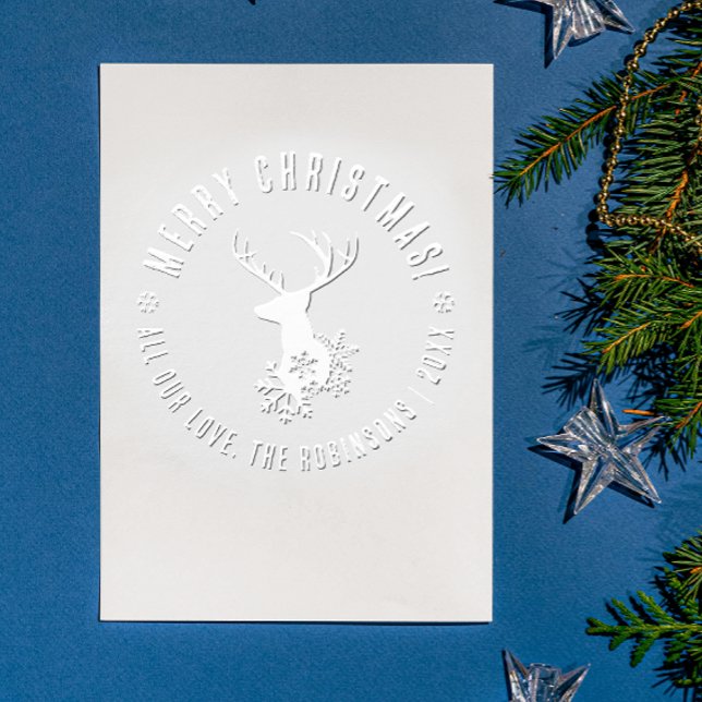 Vintage Elegant Monogram Initial Ex Libris Frame Embosser (Creator Uploaded)