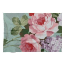 Vintage Elegant Pink Red Roses