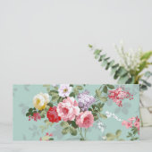 Vintage Elegant Pink Red Roses Pattern (Standing Front)