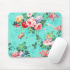 Vintage Elegant Pink Red Yellow Roses Pattern