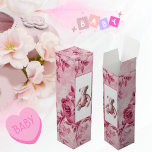 Vintage Elegant Pink Toile Teddy Bear Celebration Wine Box<br><div class="desc">Adorn your gifts with a touch of vintage charm using our Elegant Pink Wine Box beautifully showcasing a pink toile teddy bear motif. These Wine Boxes are a blend of classic elegance with whimsical playfulness, featuring intricate toile patterns in soft pink hues that perfectly frame the adorable teddy bear at...</div>