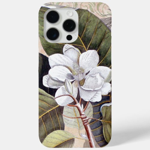 Vintage Elegant Southern Magnolia Chic iPhone 15 Pro Max Case