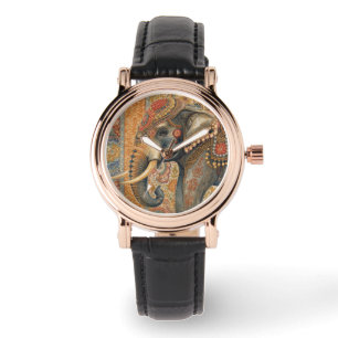 Vintage Elephant, Antique Elephant, Elephant art W Watch