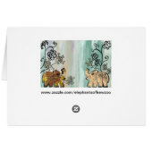 Vintage Elephants Cards (Back Horizontal)