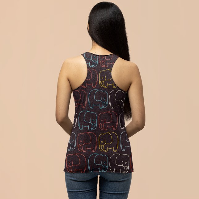 Vintage elephants tank top (Creator Uploaded)