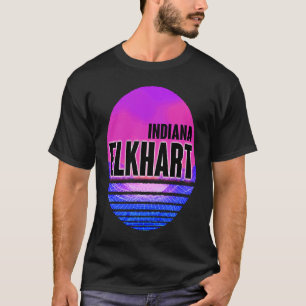 Vintage Elkhar Vaporwave Indiana T-Shirt