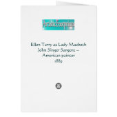 Vintage Ellen Terry as Lady Macbeth (Back)