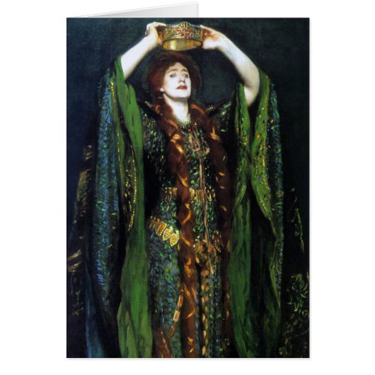 Vintage Ellen Terry as Lady Macbeth Cards (Front)