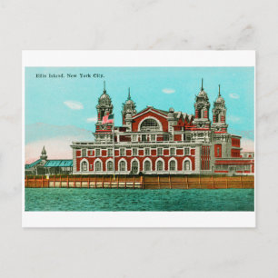 Vintage Ellis Island, New York City Postcard
