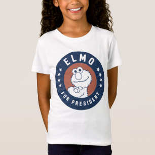 Vintage Elmo for President Badge T-Shirt