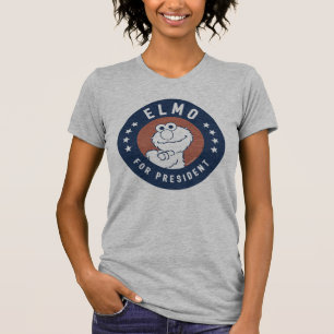 Vintage Elmo for President Badge T-Shirt