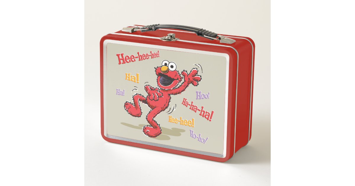Vintage Elmo Hee-hee! Metal Lunch Box | Zazzle