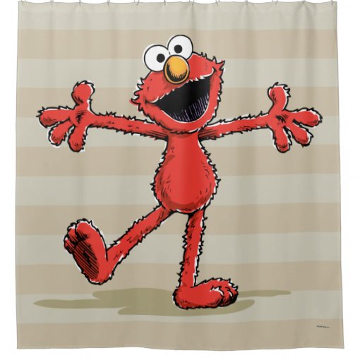 Vintage Elmo Shower Curtain Zazzle