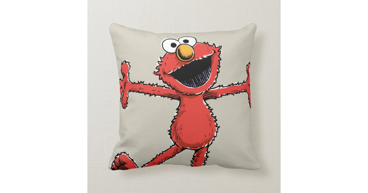 elmo throw pillow