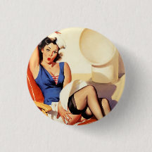 Vintage Elvgren Cruise Ship Retro Pin Up Girl