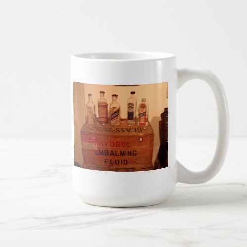 Vintage Embalming Fluid Photo Coffee Mug