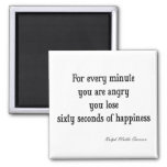 Vintage Emerson Inspirational Happiness Quote Magnet at Zazzle