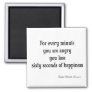 Vintage Emerson Inspirational Happiness Quote Magnet