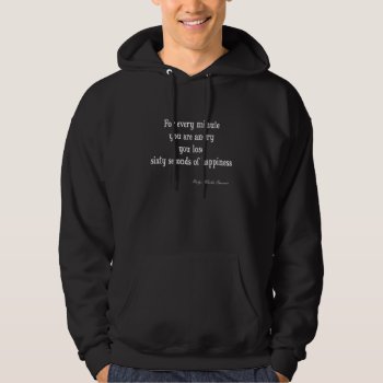 Vintage Emerson Inspirational Happiness Quote On Hoodie by Coolvintagequotes at Zazzle