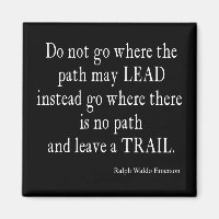 Vintage Emerson Inspirational Leadership Quote