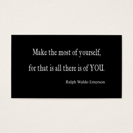 Vintage Emerson Inspirational Quote - Customizable (Front)