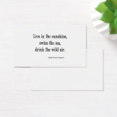 Vintage Emerson Live in Sunshine Quote (Desk)