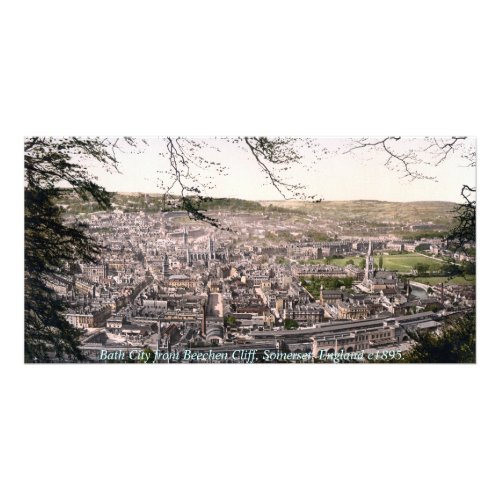 Vintage England  Bath City Somerset panorama Card