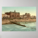 Brighton Beach, antique England print