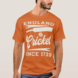 Vintage England Cricket Since 1739  T-Shirt