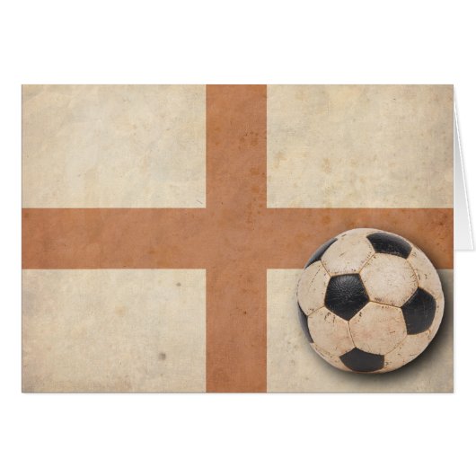 Vintage England Flag Cards (Front Horizontal)