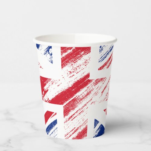 Vintage England Flag  Paper Cups