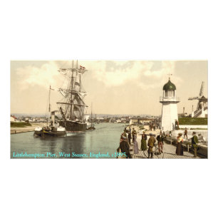 Vintage England, Littlehampton Pier, West Sussex Card