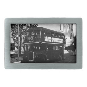Vintage England London double decker bus Belt Buckle