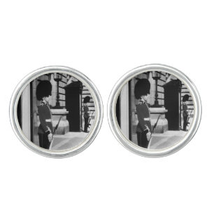 Vintage England London sentry at Buckingham Cufflinks