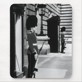 Vintage England London sentry at Buckingham Mouse Pad