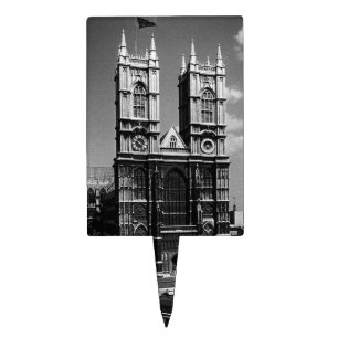 Vintage England London Westminster Abbey 1970 Cake Topper