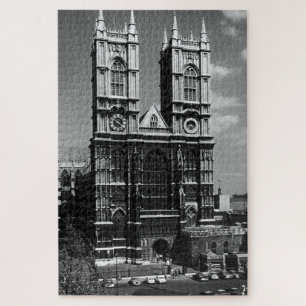 Vintage England London Westminster Abbey Jigsaw Puzzle
