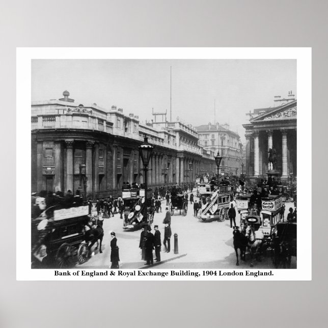 Vintage England, Royal Exchange London poster (Front)