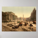 Saint Georges Hall, antique Liverpool poster