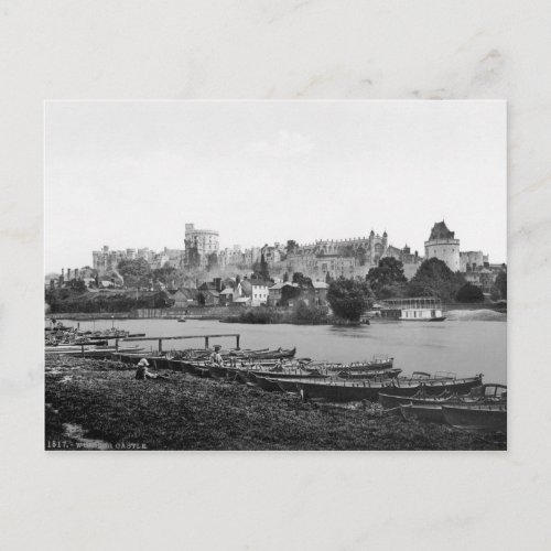 Vintage England Windsor Castle Postcard