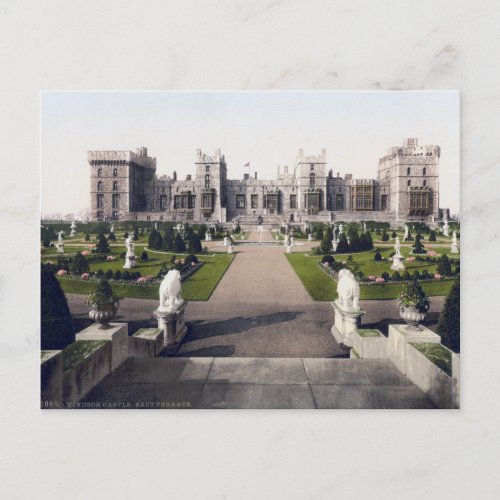 Vintage England Windsor Royal Castle Postcard