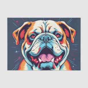 Vintage English Bulldog Tissue Paper