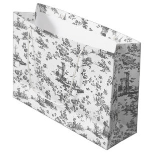 80 Sheets 20 * 14 Inches Vintage Tissue Paper for Gift Bags French Toile  Gift