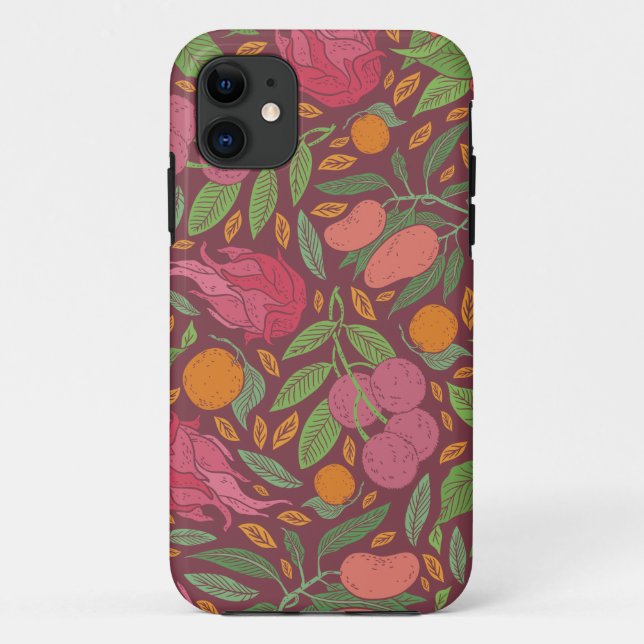 Vintage English garden pattern    Case-Mate iPhone Case (Back)