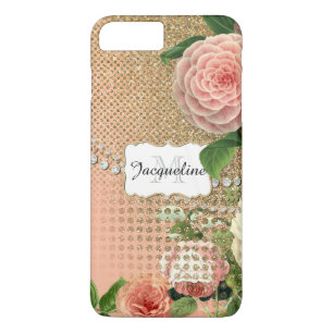 Vintage English Roses Glam Old Hollywood Regency iPhone 8 Plus/7 Plus Case