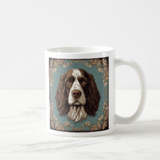Vintage english springer spaniel coffee mug
