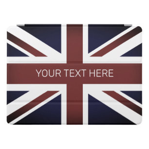 Vintage English Union Jack flag 12.9 inch Apple iPad Pro Cover