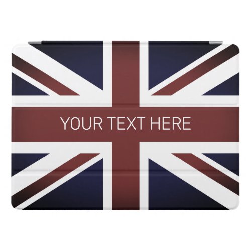 Vintage English Union Jack flag 129 inch Apple iPad Pro Cover